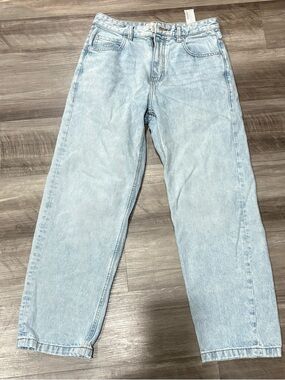 Pull&Bear Light Blue Relaxed Fit Men’s Jeans